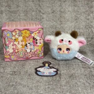 Lilia’s Garden Tea Party Mini Cow Figure with Box and Card